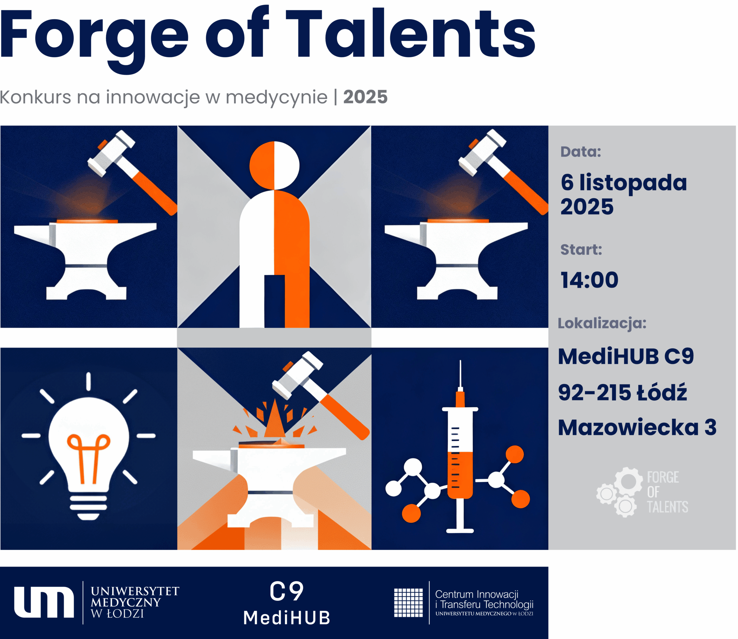 Forge of Talents 2025 - 6 listopada 14:00, MediHUB C9
